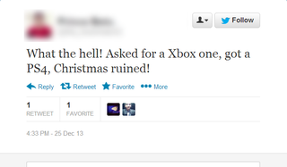 Illustration for article titled Nothing Stings Quite Like Getting The Wrong Console For Christmas